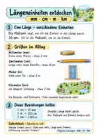 Vorschau - Merkblätter - Längeneinheiten umrechnen: Millimeter, Zentimeter, Meter und Kilometer | Mathematik | Klasse 2–5 - Seite 1