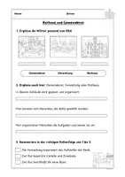 Vorschau - Stundenentwürfe - Gemeinderat, Rathaus & Verwaltung | Rollenspiel mit Unterrichtsentwurf | Sachunterricht Klasse 3/4 - Seite 2