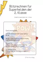 Vorschau - Arbeitsblätter - Wiederholungsaufgaben für die 2. Klasse - Seite 1