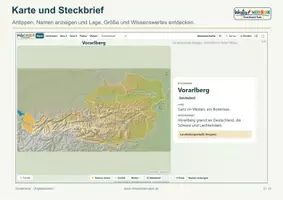 Vorschau - Arbeitsblätter - 🏔️ Topographie Österreichs & Bundesländer – Smartboard-Tool | Flüsse, Seen & Gebirge entdecken 🗺️ Quiz & Arbeitsblattgenerator | Klasse 3–6 - Seite 1