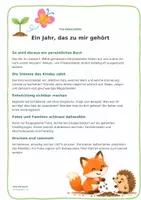 Vorschau - Arbeitsblätter - Mein Kita-Jahr mit Fuchs & Igel – Portfolio mit 47 Seiten - Seite 2