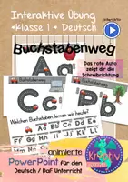 Vorschau - Spiele - Schreiben lernen: Buchstabenweg interaktiv - Deckblatt