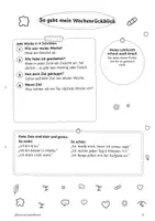Vorschau - Arbeitsblätter - EINFACH CLASSROOM MANAGEMENT FREEBIE Wochenrückblick, Wochenplanung, Ziele der Woche - Seite 2