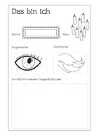 Vorschau - Arbeitsblätter - Ich-Buch für den Schulanfang und die Einschulung - Ich als Schulkind I Portfolio - Seite 3