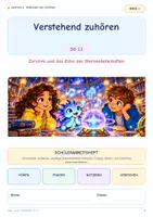 Vorschau - Unterrichtsreihen - Deutsch 6. Klasse Verstehend zuhören - Deckblatt