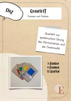 Vorschau - Spiele - Formen-Quartett für den DaZ Unterricht - Deckblatt