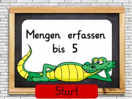 Vorschau - Spiele - Kombipaket: 3 x Mengen erfassen, interaktive PDF-Spiele Klasse 1 (Plättchen werfen) - Seite 1