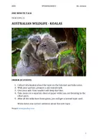Vorschau - Arbeitsblätter - One-Minute Talk Australia - Seite 1