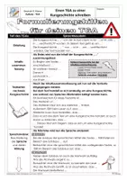 Vorschau - Arbeitsblätter - AB Formulierungshilfen TGA Textgebundener Aufsatz Kurzgeschichte - Deckblatt