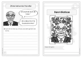 Vorschau - Arbeitsblätter - Künstler-Faltheft: Henri Matisse - Seite 1