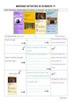 Vorschau - Arbeitsblätter - Englisch Mediation(weekend activities)- Materialpaket - Deckblatt