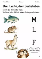 Vorschau - Arbeitsblätter - Laute und Buchstaben verbinden – 5 Arbeitshefte – Klasse 1 - Seite 3