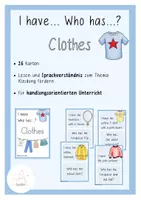 Vorschau - Spiele - I have... Who has...? - Clothes - Deckblatt
