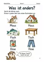 Vorschau - Arbeitsblätter - Laute unterscheiden Arbeitsheft Klasse 1 - Seite 2