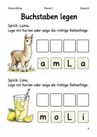 Vorschau - Arbeitsblätter - Wörter lautieren Schreibheft Klasse 1 - Seite 3