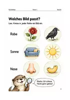 Vorschau - Arbeitsblätter - Vom Laut zum ersten Text – 20 Arbeitshefte – Klasse 1 - Seite 3