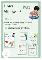 Vorschau - Spiele - I have... Who has...? - Pets - Deckblatt