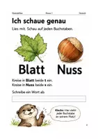 Vorschau - Arbeitsblätter - Mein erstes Wörterheft zum Herbst – Arbeitsheft Klasse 1 - Seite 3
