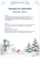 Vorschau - Arbeitsblätter - Kleine Lernwelten – Wintermathe Klasse 1 – Arbeitsheft und Lösungen - Seite 1