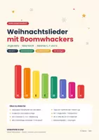 Vorschau - Stundenentwürfe - Weihnachtslieder mit Boomwhackers - Deckblatt