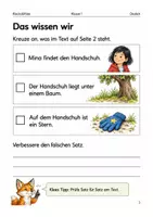 Vorschau - Arbeitsblätter - Lesen mit Vermutungen – Arbeitsheft Klasse 1 - Seite 2