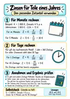 Vorschau - Merkblätter - Zinsrechnung - Kapital, Zinssatz und Zeitanteil | Mathematik | Klasse 7–9 - Seite 2