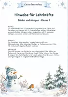 Vorschau - Arbeitsblätter - Kleine Lernwelten – Wintermathe Klasse 1 – Zählen und Mengen bis 10 - Seite 1