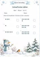 Vorschau - Arbeitsblätter - Kleine Lernwelten – Wintermathe Klasse 1 – Zählen und Mengen bis 10 - Seite 2
