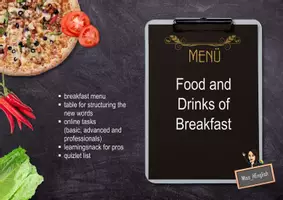 Vorschau - Arbeitsblätter - Food and Drinks of the Breakfast - Seite 2