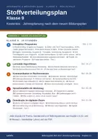 Vorschau - Unterrichtsreihen - Kostenlos: Stoffverteilungsplan Informatik & Medienbildung Klasse 9 (neuer Bildungsplan) - Deckblatt