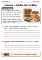 Aperçu - Feuilles d'exercices - Problèmes à deux étapes livret 6e - Page 2
