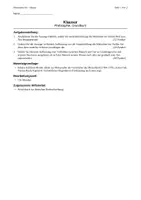 Vorschau - Klassenarbeiten - Philo-Klausur Q1/Q2: Zitat: Herder vs. Darwin + EWH - Deckblatt