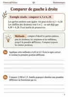 Aperçu - Feuilles d'exercices - Décimaux et calcul : 5 livrets 6e - Page 3