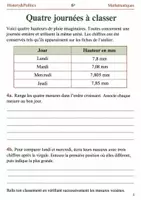 Aperçu - Feuilles d'exercices - Comparer les décimaux livret d’exercices 6e - Page 3