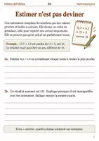 Aperçu - Feuilles d'exercices - Ordres de grandeur livret d’exercices 6e - Page 1