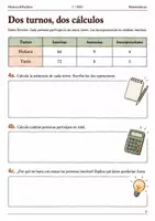 Vista previa - Hojas de trabajo - Números naturales en un taller. Cuaderno 1.º ESO - página 3