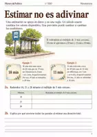 Vista previa - Hojas de trabajo - Estimar y revisar tiempos. Cuaderno 1.º ESO - página 1