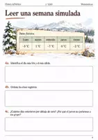 Vista previa - Hojas de trabajo - Ordenar temperaturas bajo cero. Cuaderno 1.º ESO - página 3
