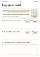 Vista previa - Hojas de trabajo - Temperatura y cambio térmico. Cuaderno 1.º ESO - página 1