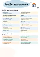 Vista previa - Hojas de trabajo - Problemas en casa - Vocabulario, gramática y ejercicios (A2) - página 2