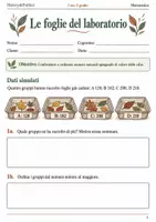 anteprima - Esercizi - Numeri naturali e confronti esercizi prima media - Pagina di copertina
