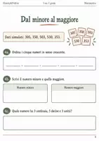 anteprima - Esercizi - Numeri naturali e confronti esercizi prima media - Pagina 3