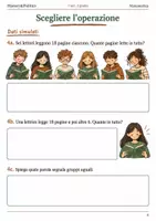 anteprima - Esercizi - Moltiplicazioni e problemi: esercizi prima media - Pagina 3