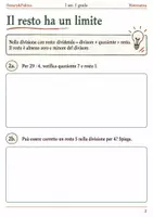 anteprima - Esercizi - Divisione con resto problemi per la prima media - Pagina 1