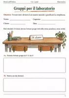 anteprima - Esercizi - Divisori e gruppi esercizi per la prima media - Pagina di copertina