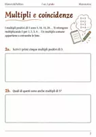 anteprima - Esercizi - Minimo comune multiplo esercizi prima media - Pagina 1