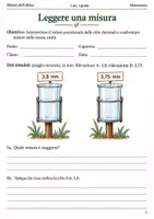 anteprima - Esercizi - Decimali in contesto – 5 fascicoli di matematica, prima media - Pagina 1