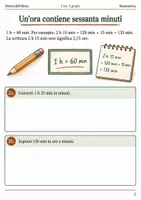anteprima - Esercizi - Orari e durate esercizi per la prima media - Pagina 1