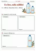 anteprima - Esercizi - Litri e millilitri esercizi prima media - Pagina 1