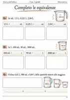 anteprima - Esercizi - Litri e millilitri esercizi prima media - Pagina 3